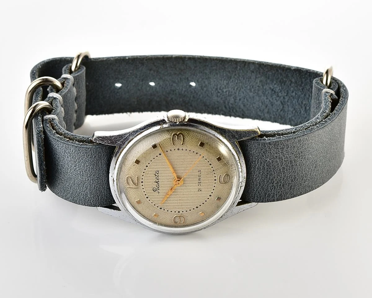 Vintage Soviet Raketa Baltica mechanical watch