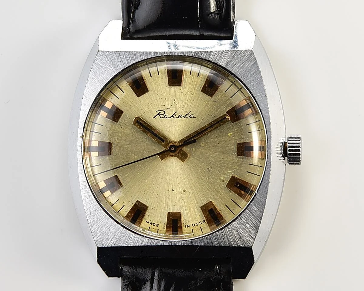 Soviet Raketa vintage mechanical watch