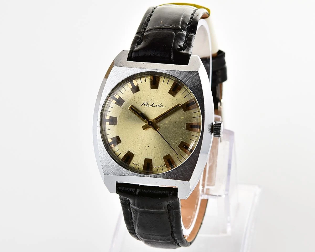 Soviet Raketa vintage mechanical watch