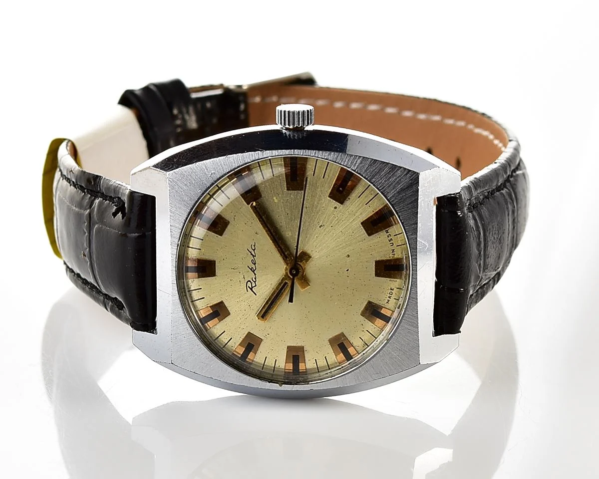 Soviet Raketa vintage mechanical watch