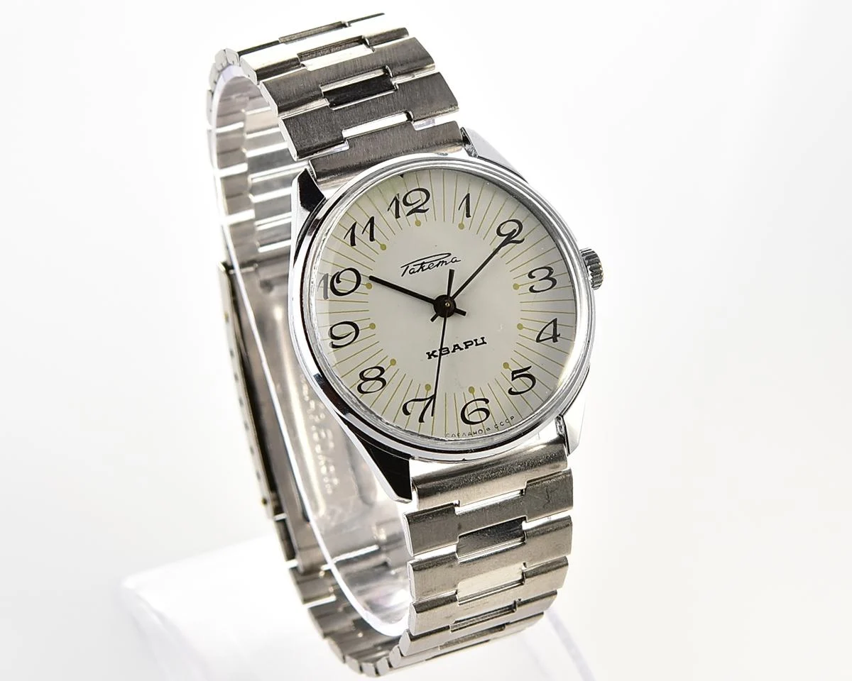 Elegant Raketa Soviet quartz watch