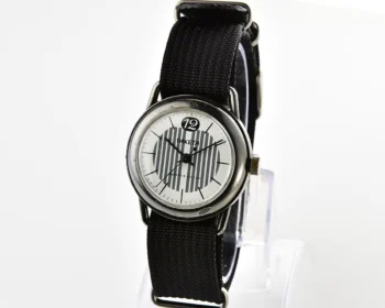 Raketa mechanical watch with nylon NATO strap