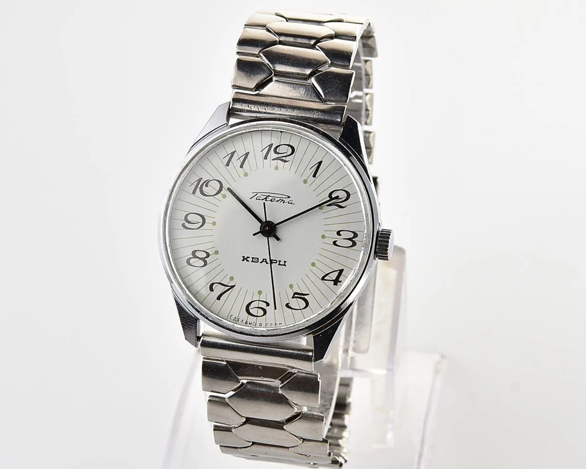 Elegant Raketa Soviet quartz watch