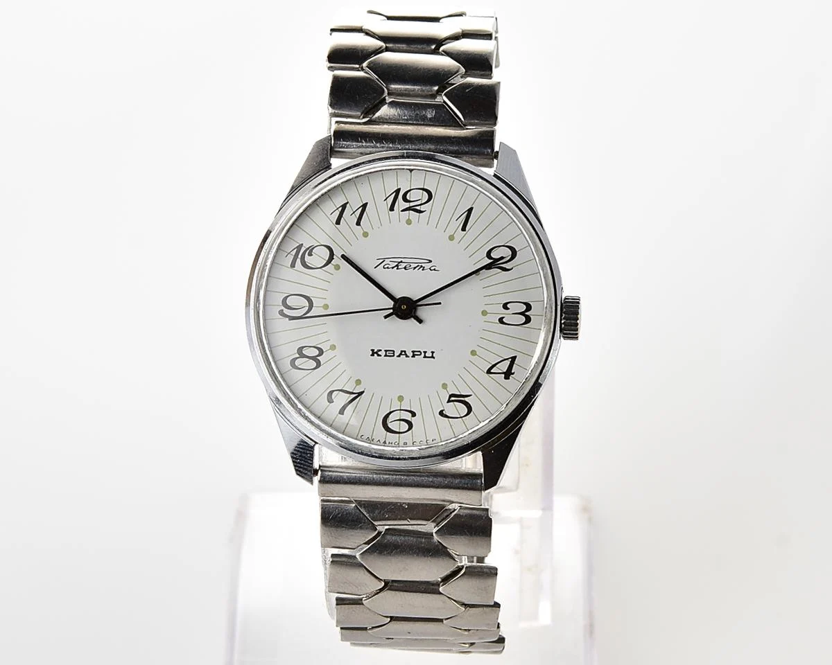 Elegant Raketa Soviet quartz watch