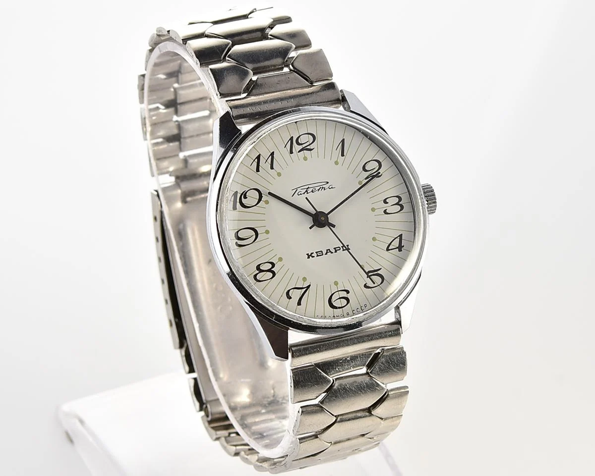 Elegant Raketa Soviet quartz watch