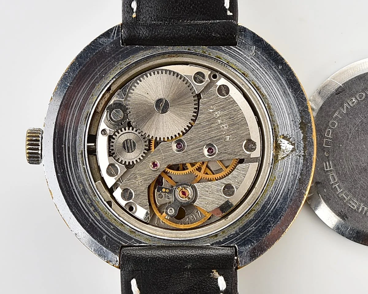 Vintage mechanical Raketa Goroda(Cities) world time watch