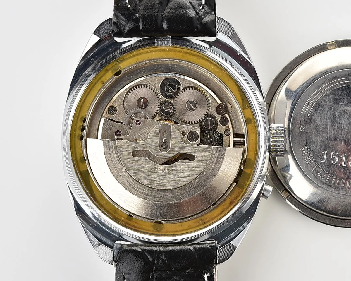 Soviet vintage Sekonda mechanical watch with automatic self winding movement
