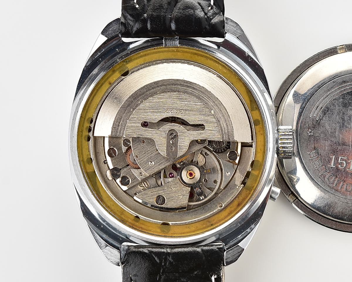 Soviet vintage SEKONDA mechanical watch with automatic self winding movement