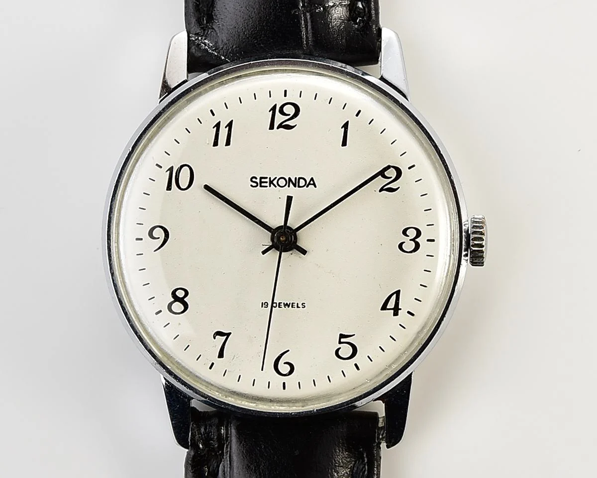 Soviet Sekonda vintage mechanical wrist watch