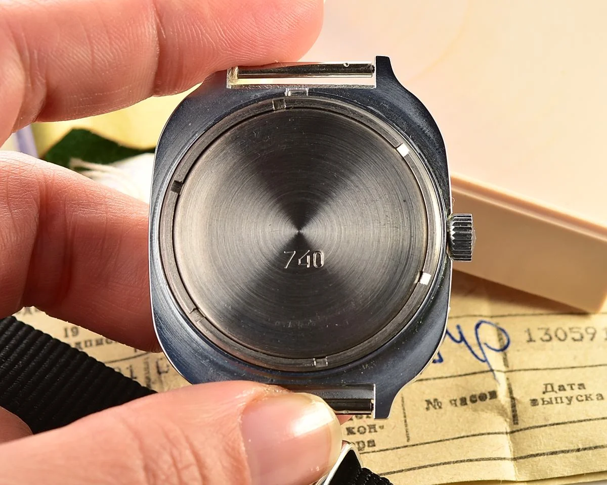 TIME CAPSULE: Large Soviet mechanical vintage watch Slava, New Old Stock (NOS)!