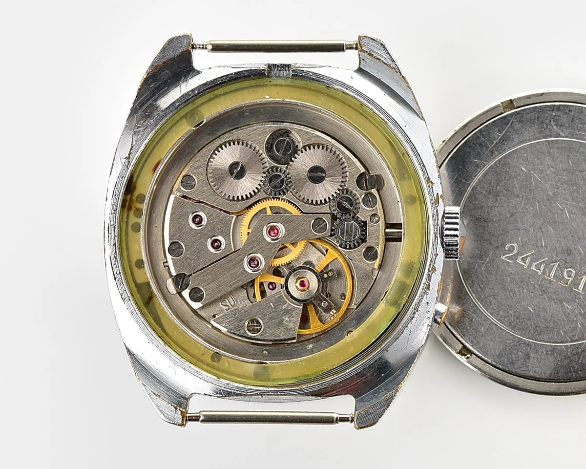 Slava vintage Soviet mechanical wristwatch