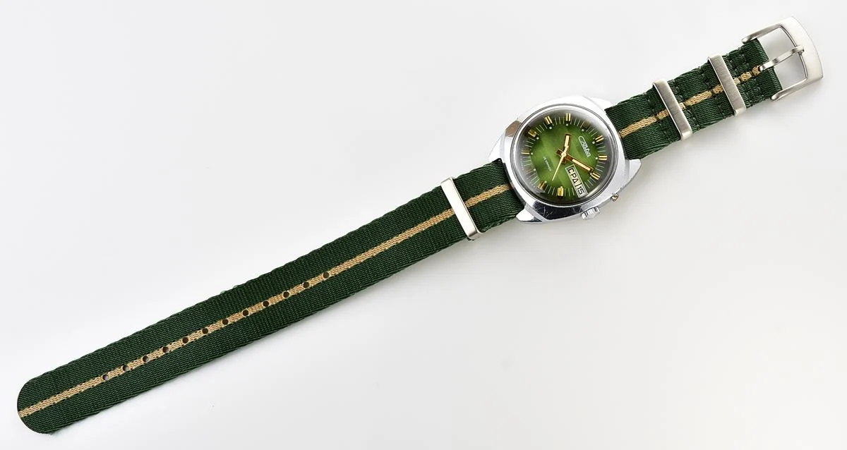 Slava vintage Soviet mechanical wristwatch