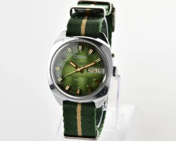 Slava vintage Soviet mechanical wristwatch