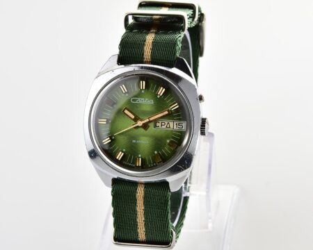 Slava vintage soviet mechanical wristwatch