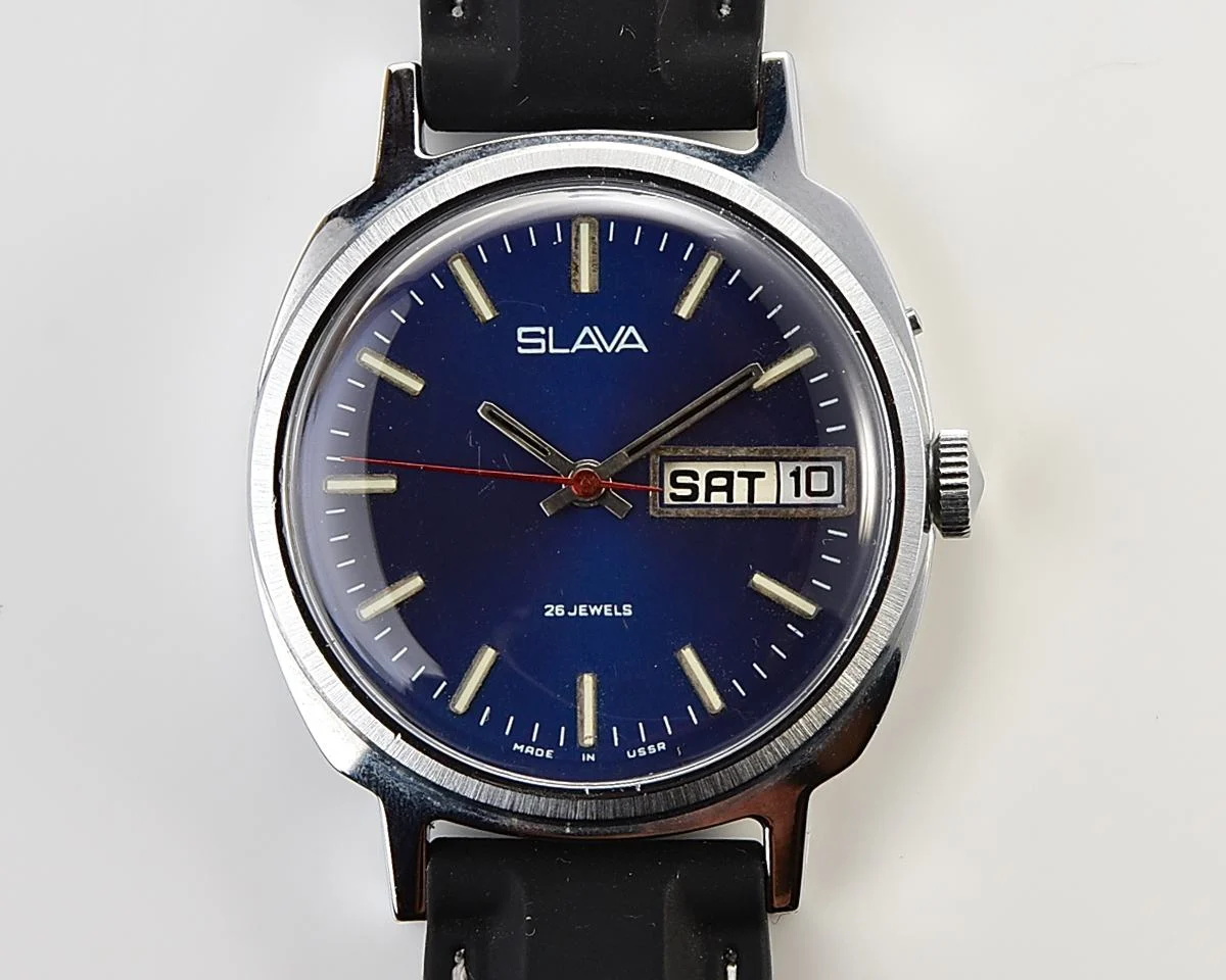 Excellent Slava Soviet mechanical vintage watch