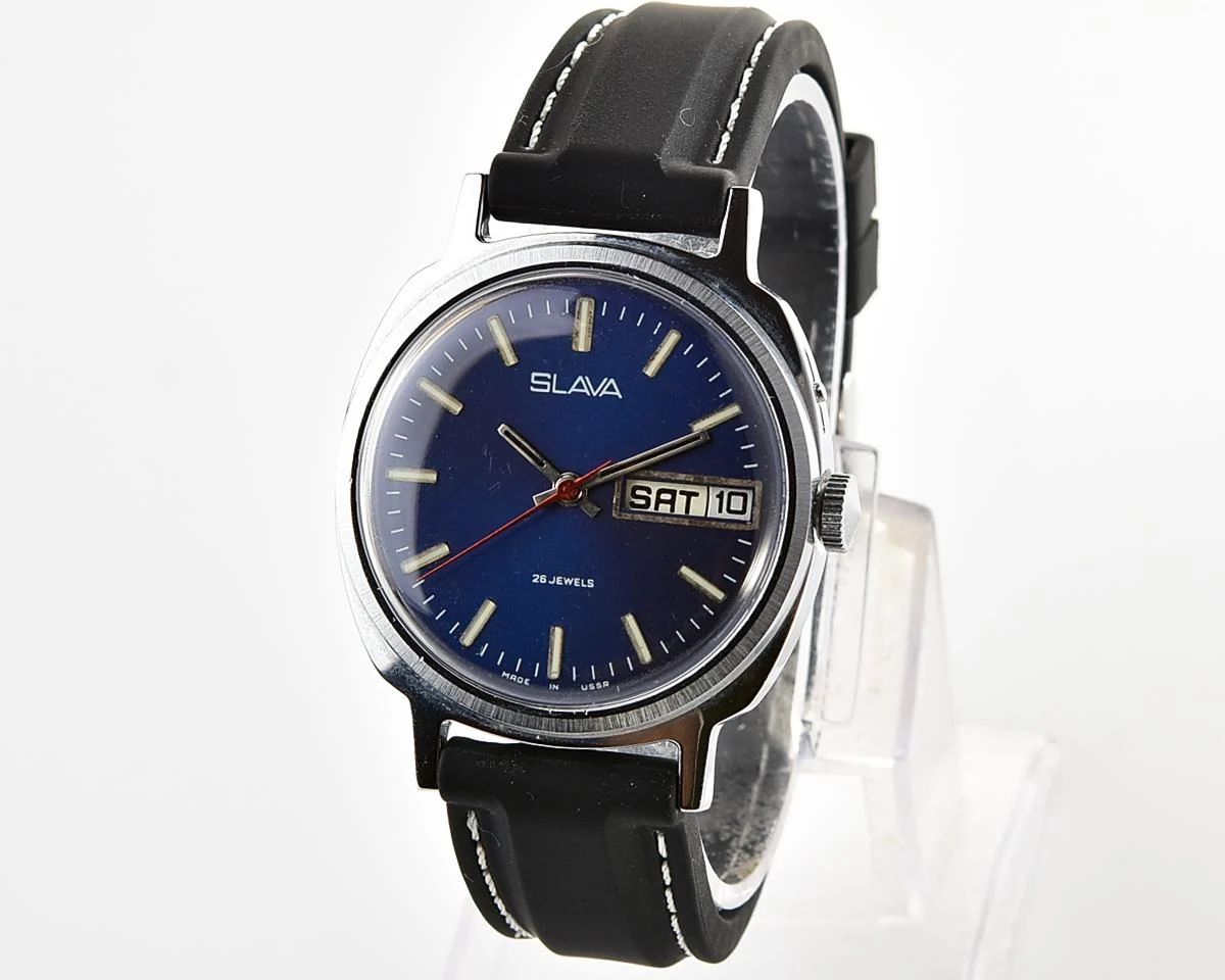 Excellent Slava Soviet mechanical vintage watch