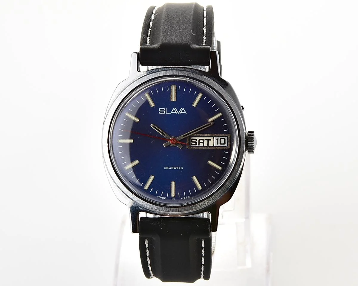 Excellent Slava Soviet mechanical vintage watch