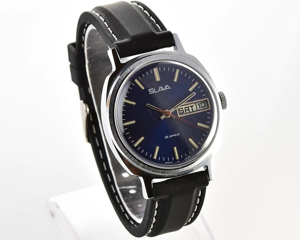 Excellent Slava Soviet mechanical vintage watch