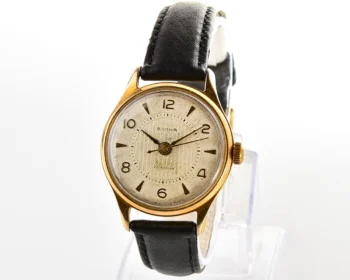 Soviet gold-plated Volna 22 jewels vintage mechanical watch