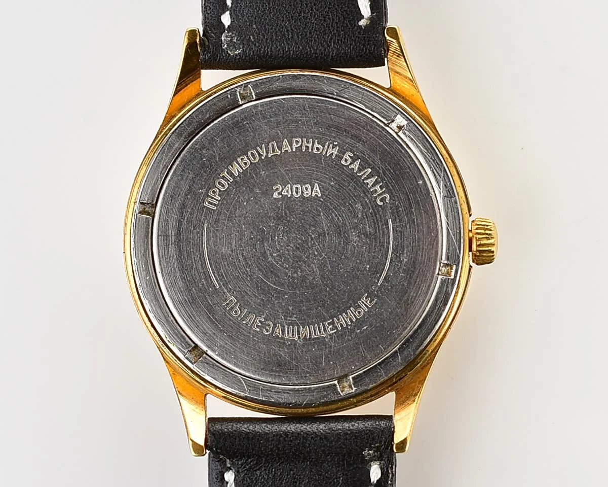 Soviet gold-plated Vostok (Wostok) mechanical watch