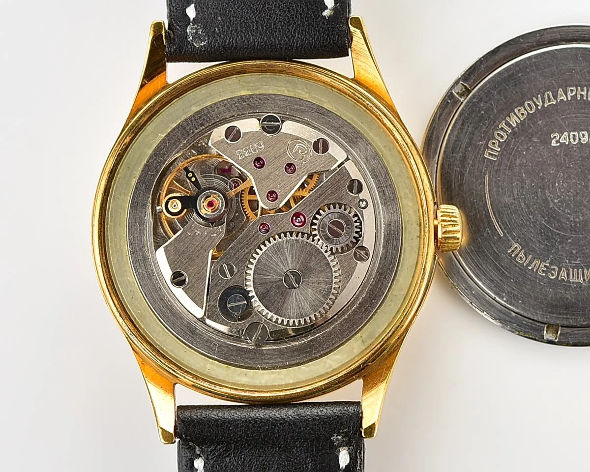 Soviet gold-plated Vostok (Wostok) mechanical watch