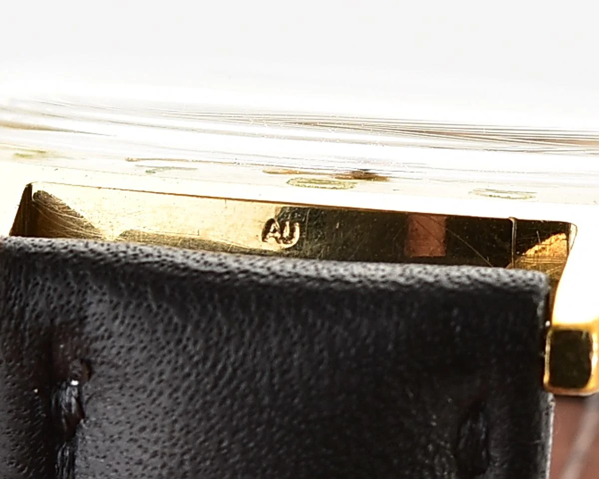 Excellent Vostok mechanical gold-plated wristwatch