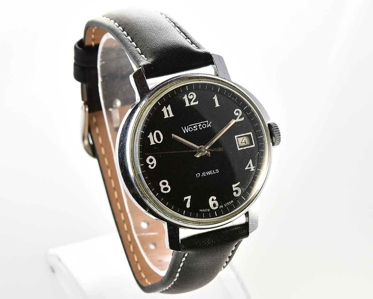 Large vintage Wostok (Vostok) mechanical wristwatch