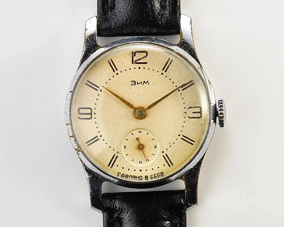Vintage Soviet ZiM mechanical wristwatch