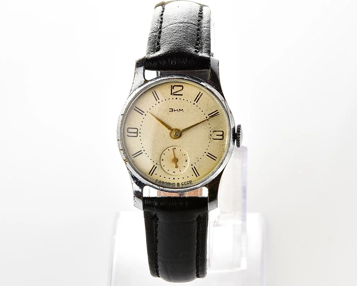 Vintage Soviet ZiM mechanical wristwatch