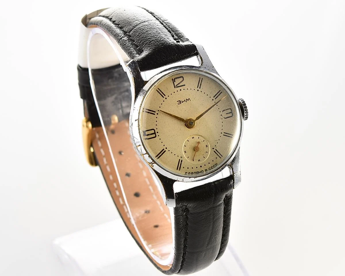 Vintage Soviet ZiM mechanical wristwatch