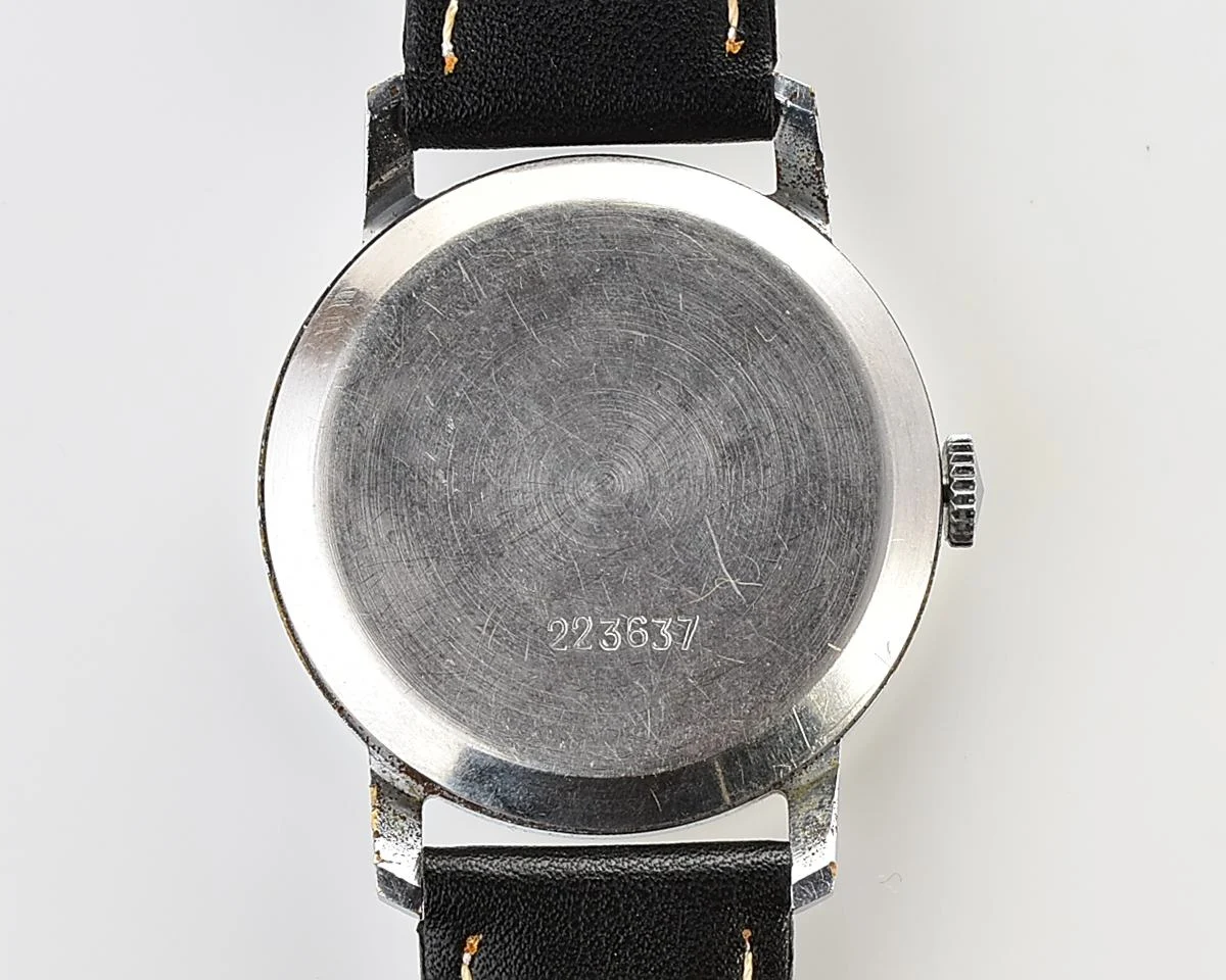 ZiM Soviet mechanical wrist watch with pure minimalistic dial
