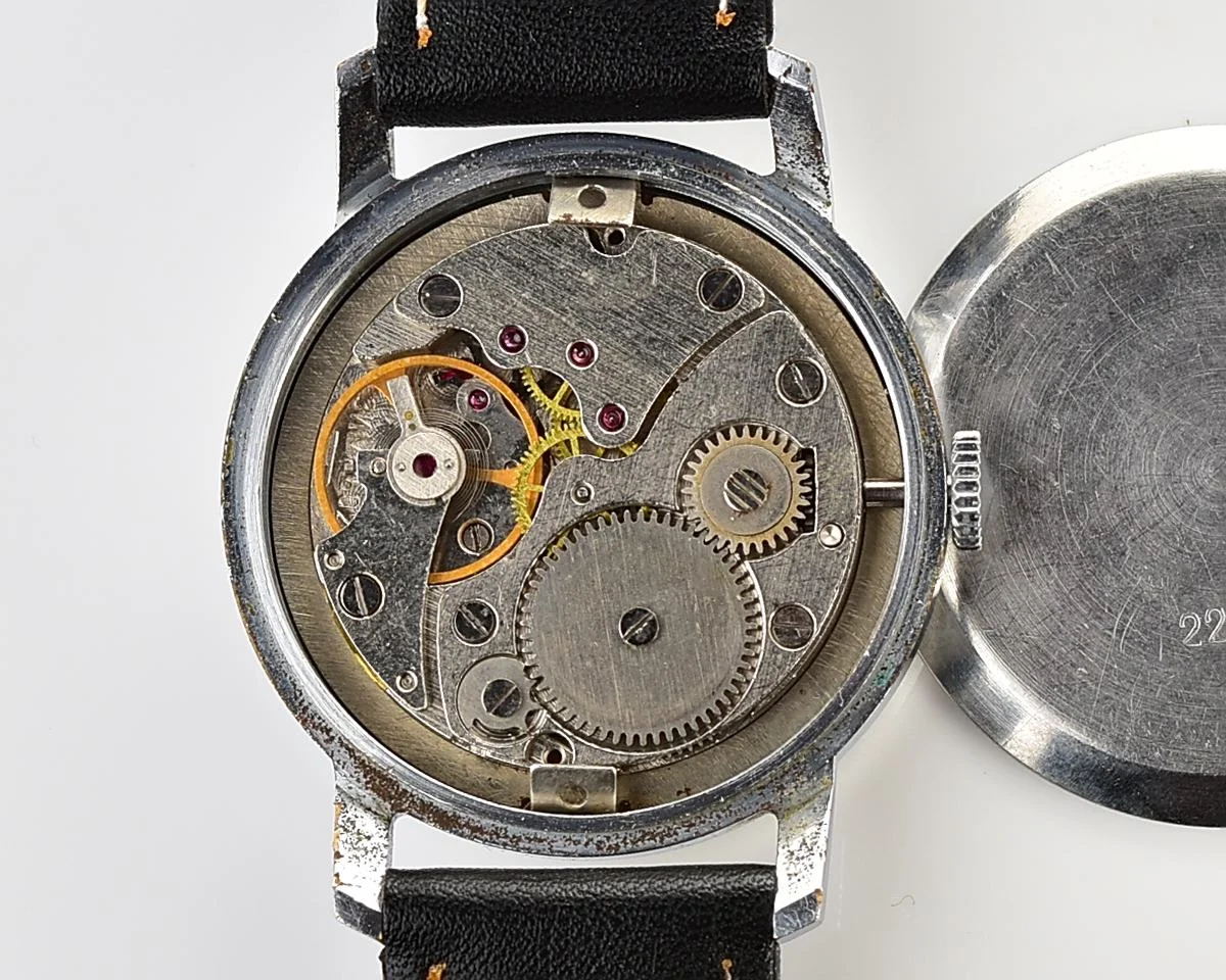 ZiM Soviet mechanical wrist watch with pure minimalistic dial