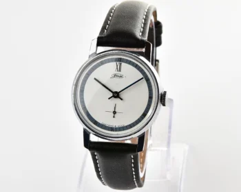 ZiM Soviet mechanical wrist watch with pure minimalistic dial