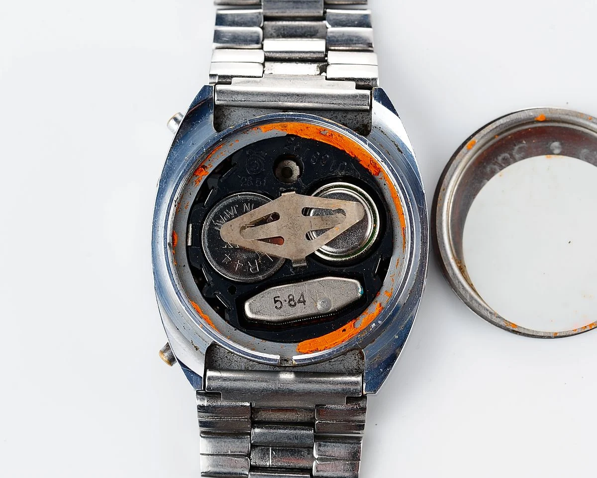 First Red LED Digital Vintage USSR Wristwatch Electronika E-1 Pulsar!