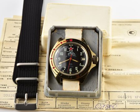 TIME CAPSULE: Vostok Komandirskie TANK mechanical watch – new old stock(NOS)!