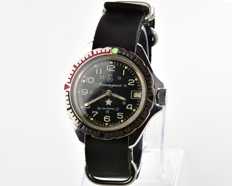 Vostok Komandirskie "Zakaz MO CCCP" limited series military watch - very RARE 24 hours dial!