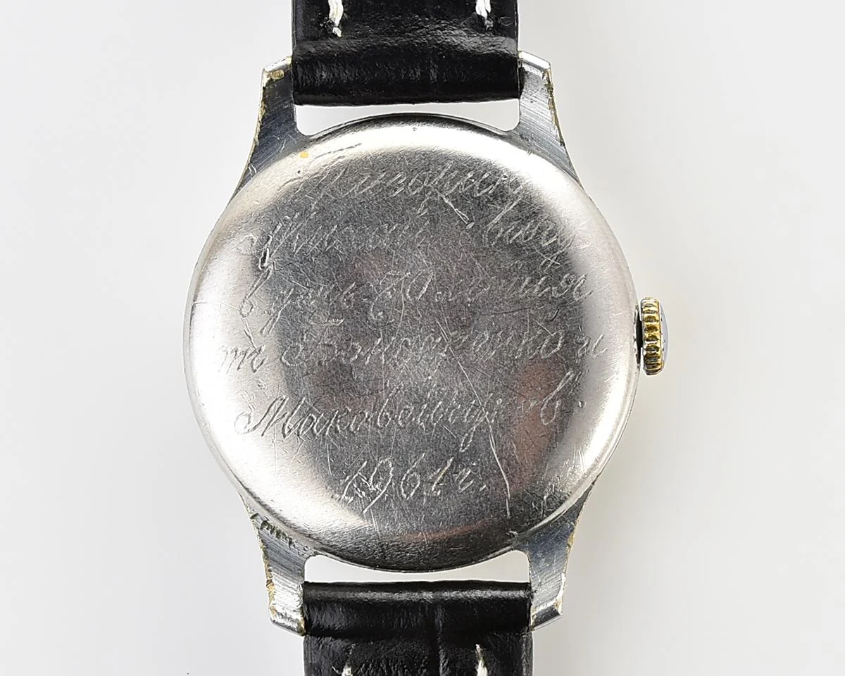 Uncommon version vintage Soviet mechanical watch Moskva