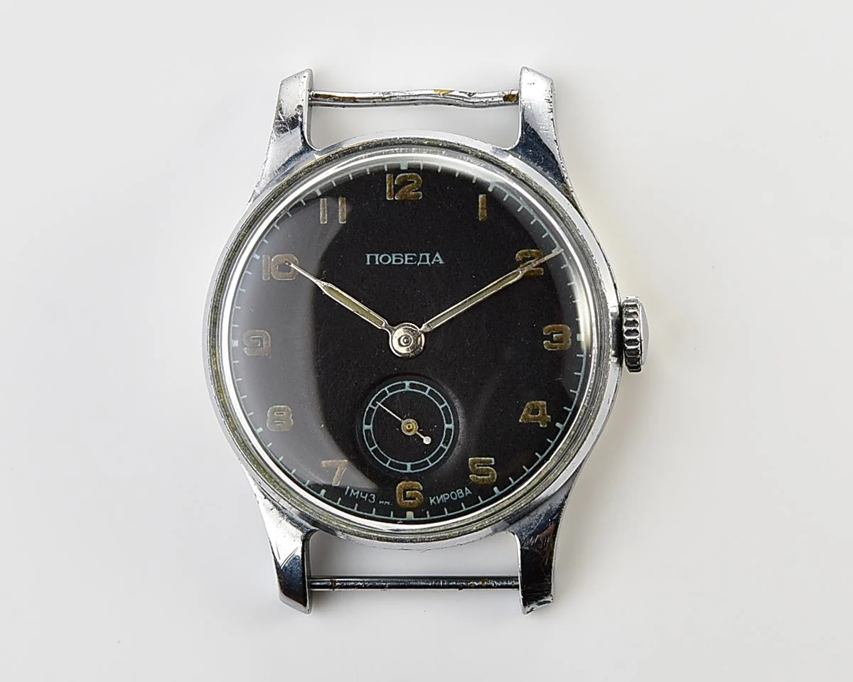 Excellent Soviet Pobeda mechanical watch, 1MChZ, from the 2nd quarter of 1954!