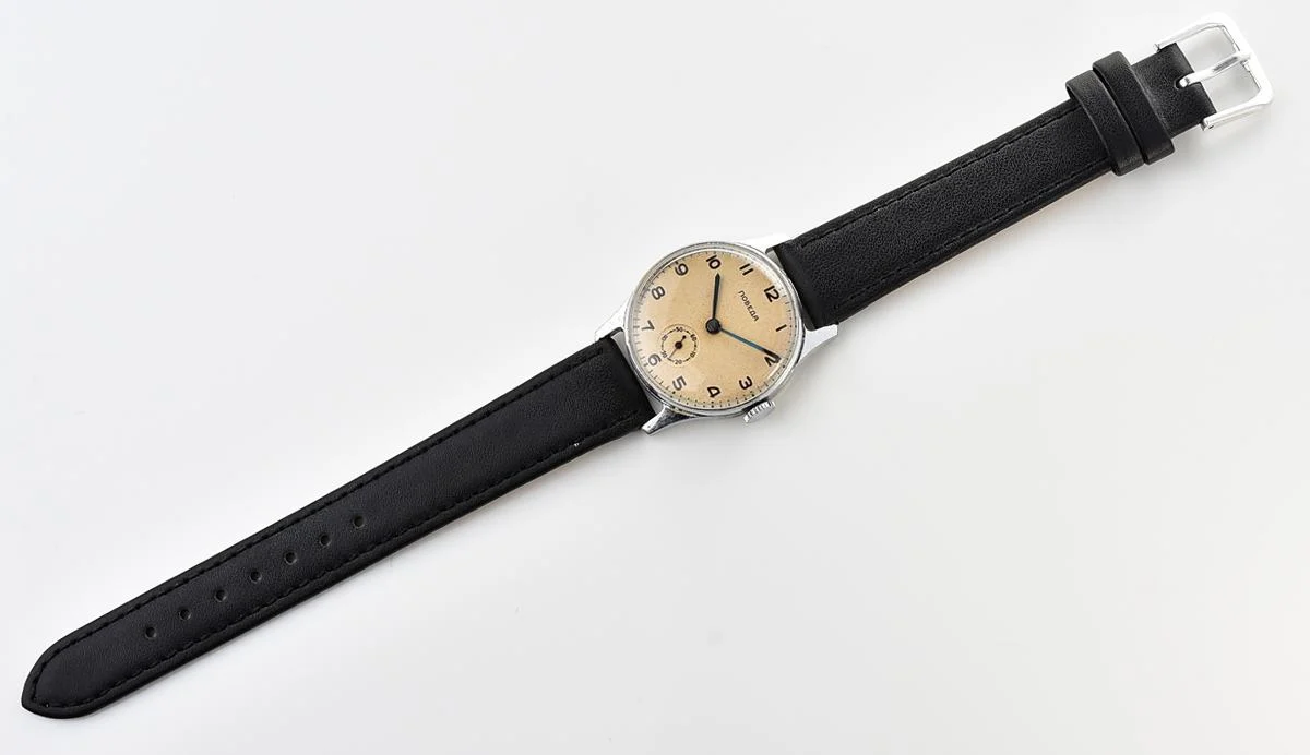 Soviet mechanical Pobeda watch, ChChZ, 3rd quarter of 1955