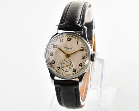 Soviet mechanical POBEDA watch in "hermetic" case, PChZ, from 1950s