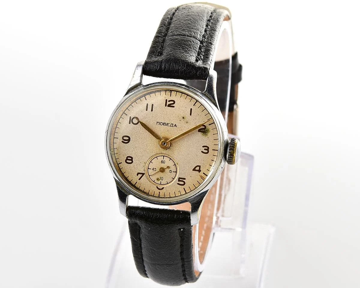 Soviet Pobeda "34-K" in uncommon hermetic case - the actual first watch in space!