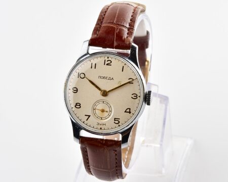 Vintage soviet mechanical watch POBEDA ZiM, from the 4th quarter 1955!