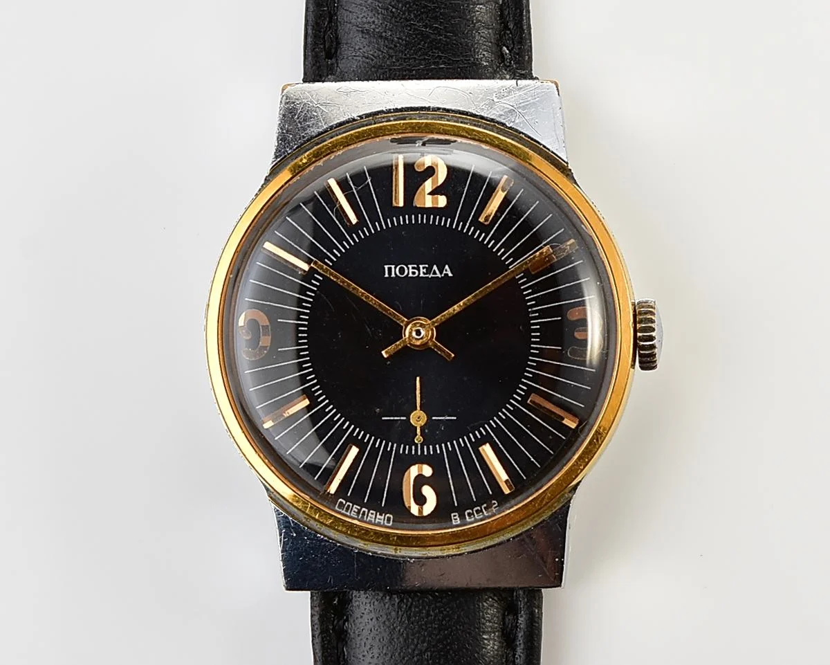 Pobeda Soviet mechanical wristwatch