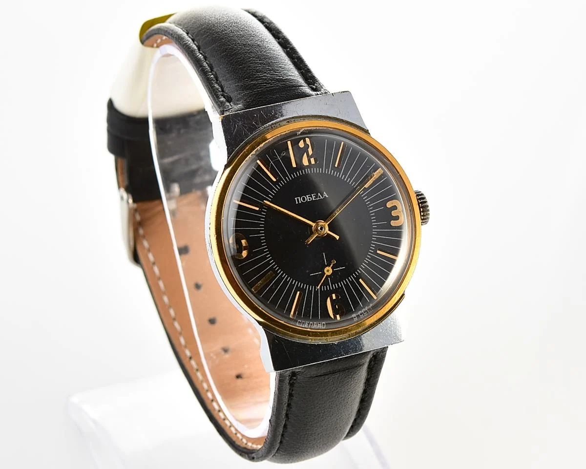 Pobeda Soviet mechanical wristwatch