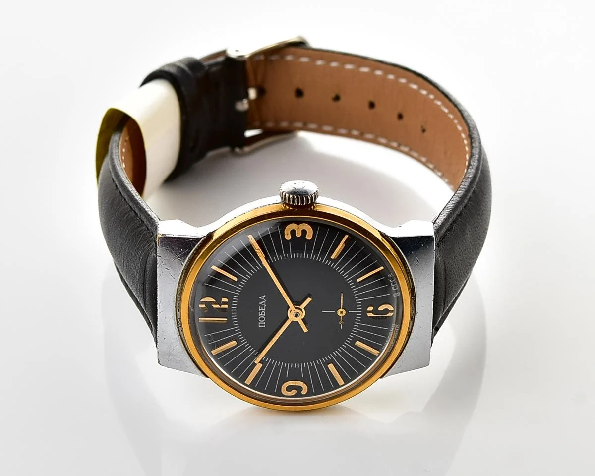 Pobeda Soviet mechanical wristwatch
