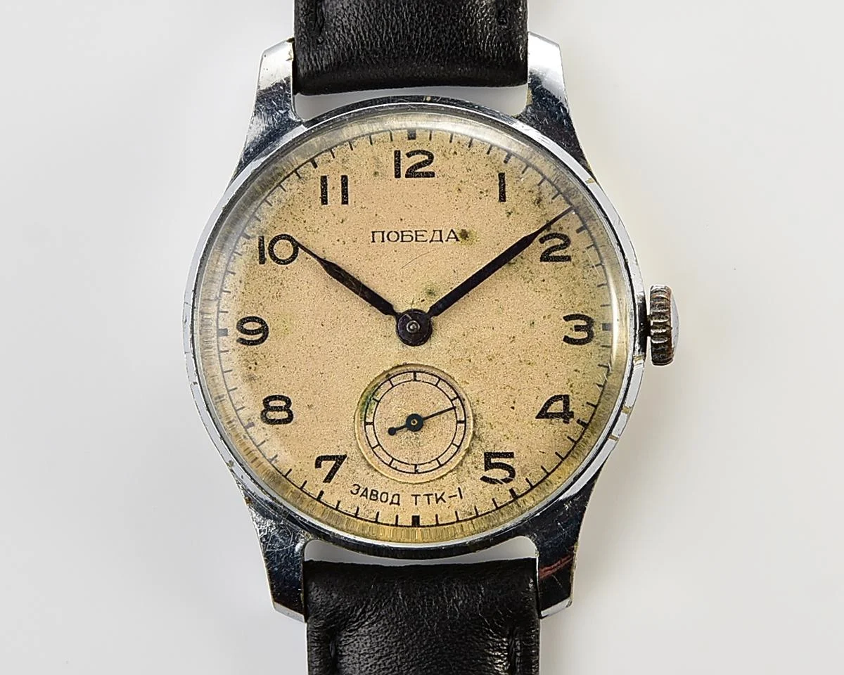 Vintage Soviet mechanical Pobeda, 1MChZ, from the 2nd quarter of 1951