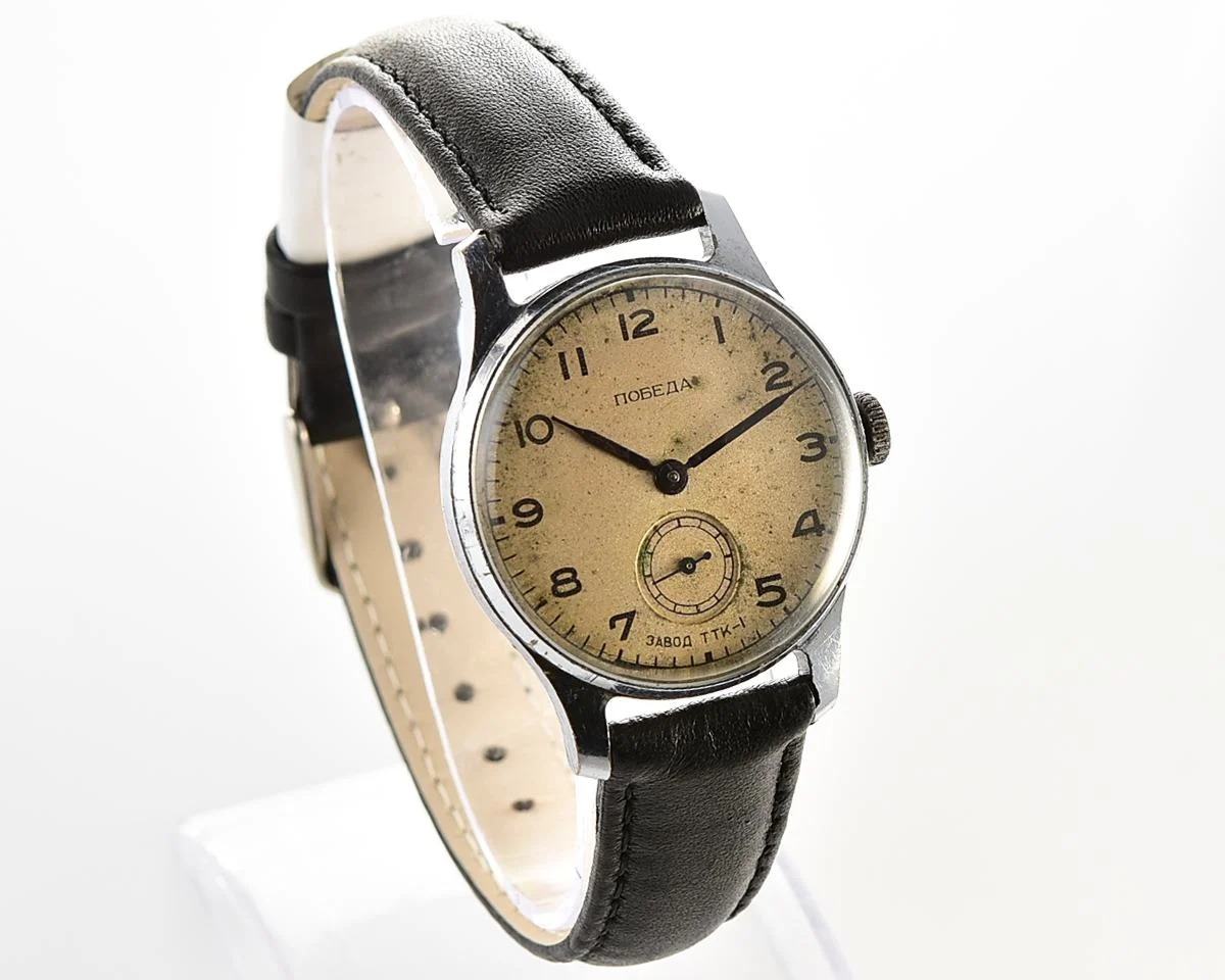Vintage Soviet mechanical Pobeda, 1MChZ, from the 2nd quarter of 1951