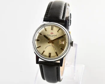 Rare: Jean Cardot mechanical watch - with "unbreakable" mainspring!