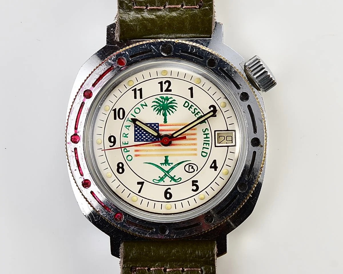 Vostok Commander’s Komandirskie Operation Desert Shield mechanical watch