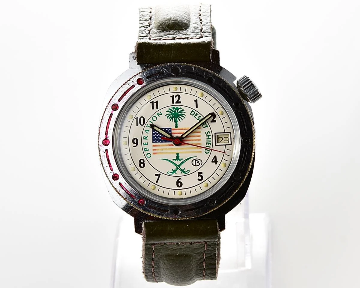 Vostok Commander’s Komandirskie Operation Desert Shield mechanical watch